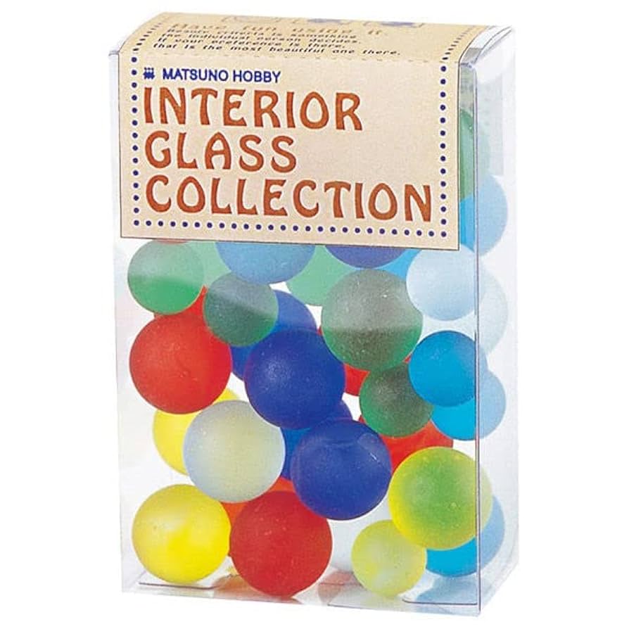 Amazon | 【日本製】松野工業 ビー玉 ガラス玉 (フロストグラス